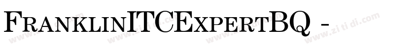 FranklinITCExpertBQ 字体转换